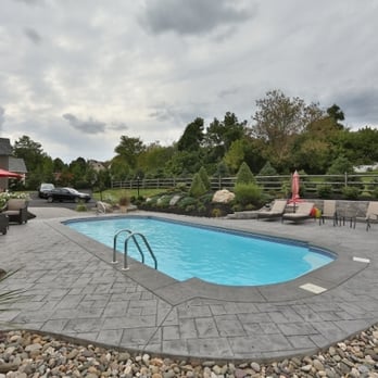 Signature Concrete Design - Decorative stamped concrete pool deck - Masonry/Concrete Near Me - Easton, Pennsylvania Signature Concrete Design - Decorative stamped concrete pool deck - Masonry/Concrete Near Me - Easton, Pennsylvania