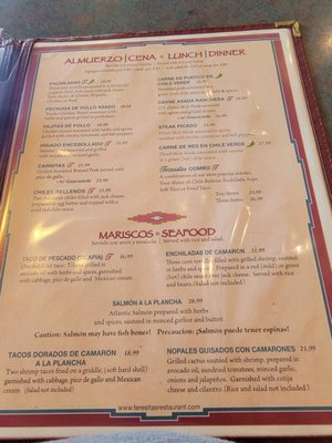 Menu photo 3 Teresita's Los Angeles, CA Menu photo 3 Teresita's Los Angeles, CA
