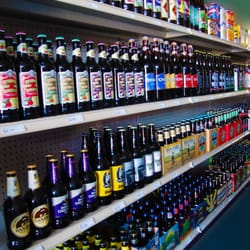 The Spirit Shop - An aisle full of craft beers.