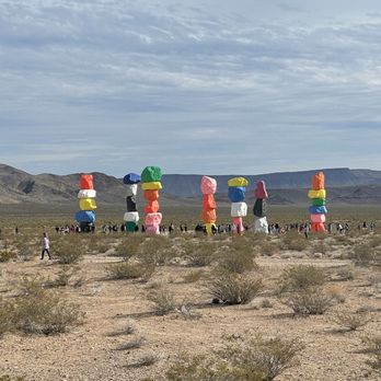 Seven Magic Mountains - This is it! - Public Art Near Me - Las Vegas, Nevada