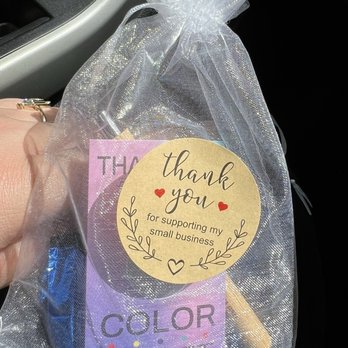 Bee Nails & Spa - "Thank You" baggie - Nail Salons Near Me - Riverside, California