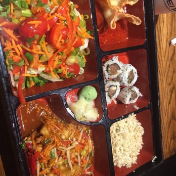 Pei Wei Asian Kitchen - General Tso chicken bento box - Asian Fusion Near Me - Miami, Florida