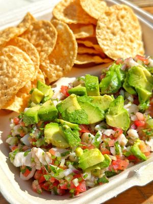 Shark Bite Ceviches by null