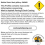 Photo of Mark's Asphalt Paving & Seal Coating