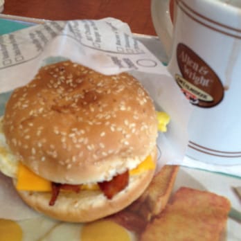 A&W - Bacon and egger and hot chocolate - Fast Food Near Me - Calgary, Alberta