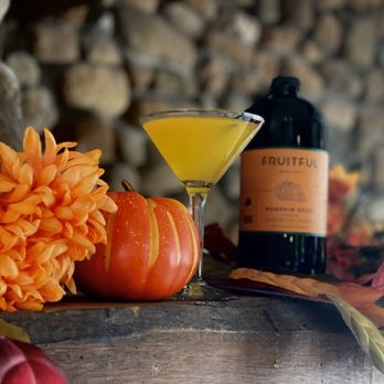 Apizza Abate - a cocktail and pumpkins - Wine Bars Near Me - East Haven, Connecticut
