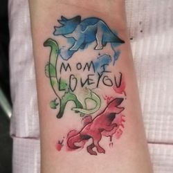 Portfolio Ink - Watercolor style tattoo