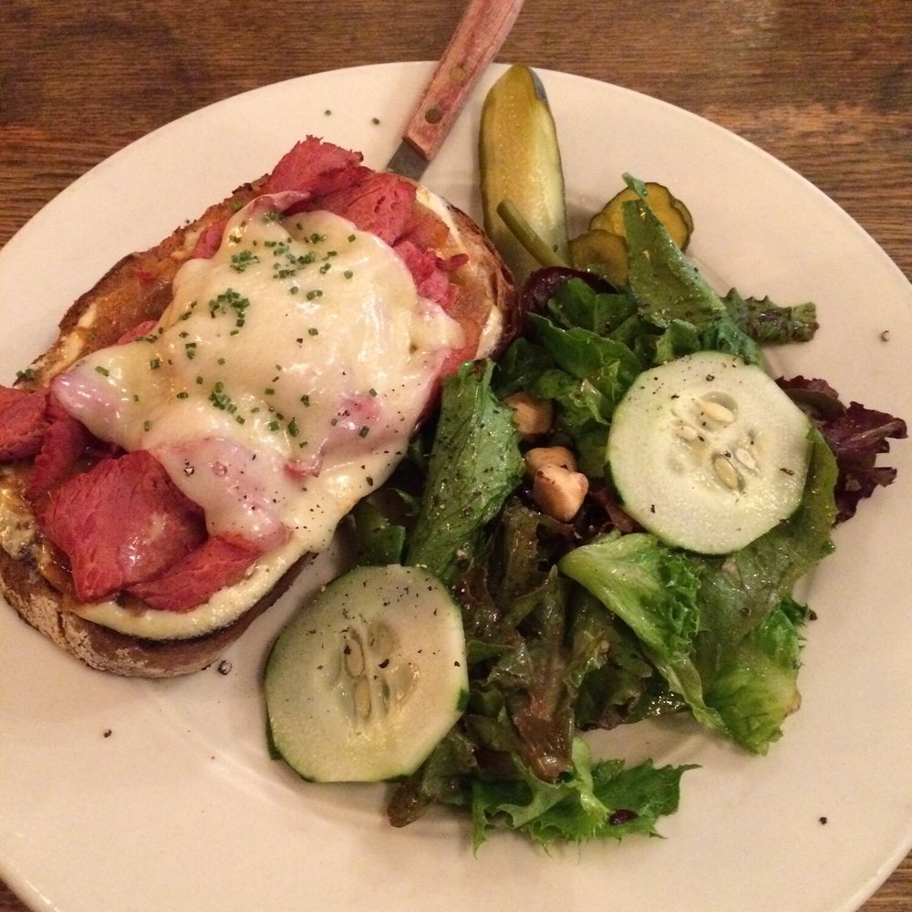 Higgins Restaurant - Open faced pastrami sandwich. This is the only thing you should order for lunch. - French Near Me - Portland, Oregon Higgins Restaurant - Open faced pastrami sandwich. This is the only thing you should order for lunch. - French Near Me - Portland, Oregon