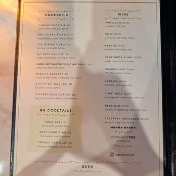 Verde Restaurant - M3nu - New American Near Me - Costa Mesa, California