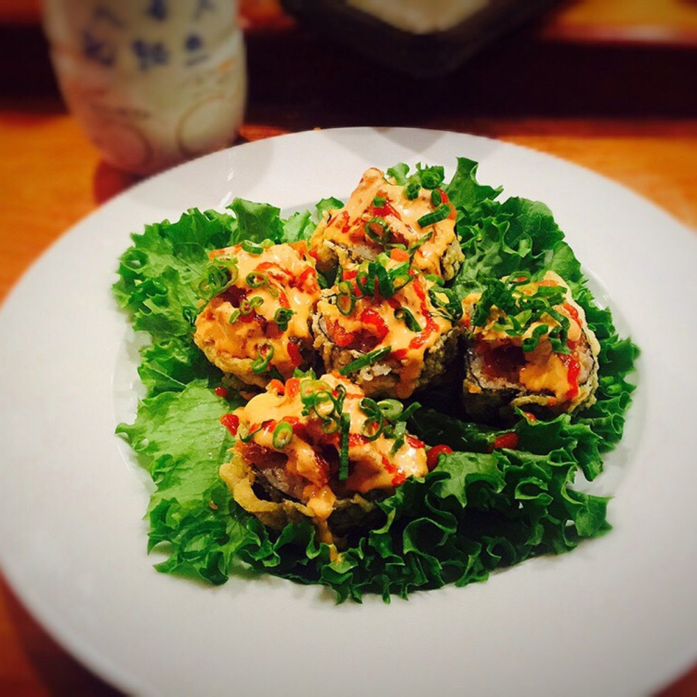 Sakura Bana - The Volcano roll was amazing. A friend recommended it. A must for spicy tuna lovers! - Japanese Near Me - Jackson, Mississippi Sakura Bana - The Volcano roll was amazing. A friend recommended it. A must for spicy tuna lovers! - Japanese Near Me - Jackson, Mississippi