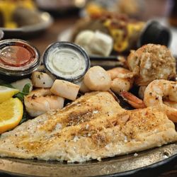 Glass Lounge Restaurant - Broiled seafood
