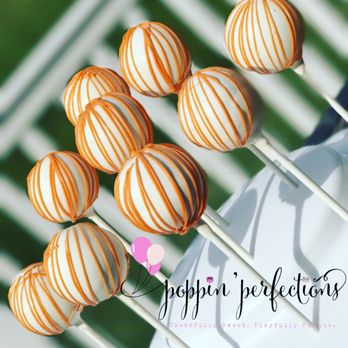 Poppin' Perfections - Pumpkin Spiced Cake Pops - Desserts Near Me Poppin' Perfections - Pumpkin Spiced Cake Pops - Desserts Near Me