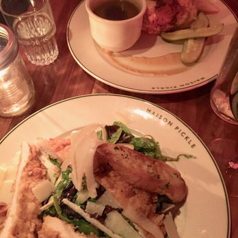 Maison Pickle - chicken caesar salad and classic french dip - Cocktail Bars Near Me - New York, New York