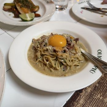 Olio e Più - Spaghetti Chitarra alla Carbonara - Pizza Near Me - New York, New York