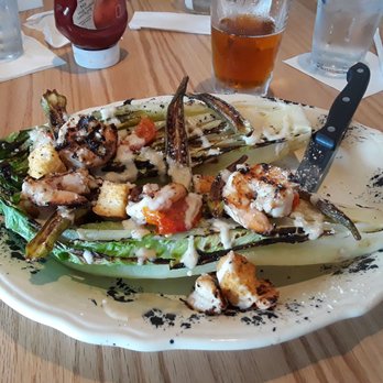 Tricky Fish - Amazing Caesar Salad with Grilled Shrimp - Seafood Near Me - Fort Worth, Texas Tricky Fish - Amazing Caesar Salad with Grilled Shrimp - Seafood Near Me - Fort Worth, Texas