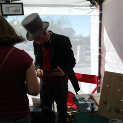 New Braunfels Conservation Society - Interesting gent hawking his wares