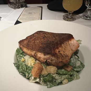 The Cellar Restaurant - Ceaser salad w salmon - French Near Me - Fullerton, California
