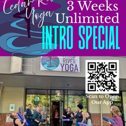 Cedar River Yoga - New Student Special $39 - 3 weeks unlimited yoga!