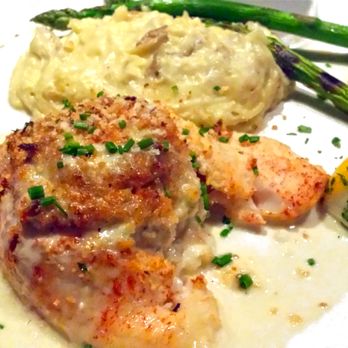 Chart House - Stuffed Flounder w/crab stuffing, lemon, butter, shallot, Yukon gold mashed potatoes - bland - Seafood Near Me - Weehawken, New Jersey Chart House - Stuffed Flounder w/crab stuffing, lemon, butter, shallot, Yukon gold mashed potatoes - bland - Seafood Near Me - Weehawken, New Jersey