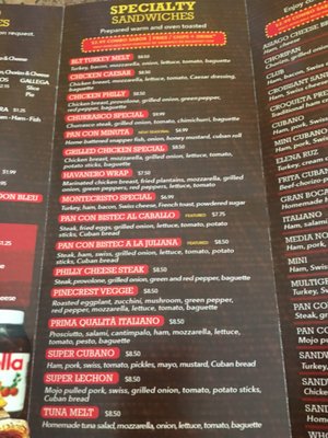 Menu photo 3 Pinecrest Bakery - Bird Road West Miami, FL