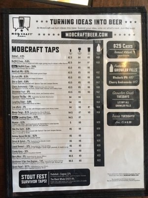 Menu photo 6 MobCraft Beer Milwaukee, WI