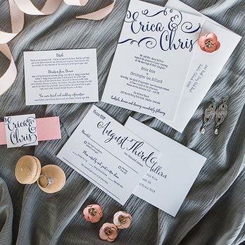 Lucky Onion - Modern Calligraphy Letterpress Wedding Invitations - Cards & Stationery Near Me - Denver, Colorado