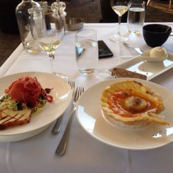 Het Bergpaviljoen - Salade van Pata Negra en coquilles