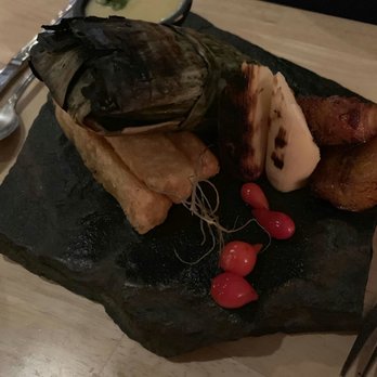 Llama Restaurant - Fish wrapped in plantain - Peruvian Near Me - Saint Augustine, Florida