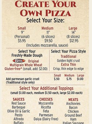 Menu photo 3 BRK Pizza Naples, FL