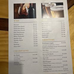 Rubicon Restaurant - Menu