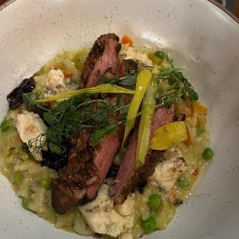 The Drake Kitchen & Bar - Seasonal Risotto + duck - Cocktail Bars Near Me - Orlando, Florida The Drake Kitchen & Bar - Seasonal Risotto + duck - Cocktail Bars Near Me - Orlando, Florida