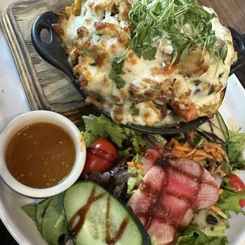 Gina's Kitchen +Catering - Baked Mushroom Skillet Omelette - Breakfast & Brunch Near Me - Rancho Cucamonga, California