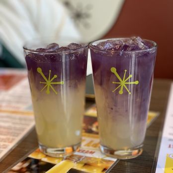 Snooze, an A.M. Eatery - Butterfly lemonade - Breakfast & Brunch Near Me - Addison, Texas Snooze, an A.M. Eatery - Butterfly lemonade - Breakfast & Brunch Near Me - Addison, Texas
