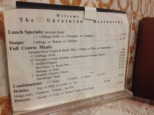 Menu photo 5 Ukrainian Restaurant Windsor, ON Menu photo 5 Ukrainian Restaurant Windsor, ON