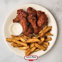 Tom's Pizza & Sandwich Shop - You really need to try our awesome buffalo wings & jersey shore fries !