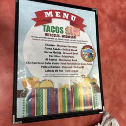 Menu Menu
