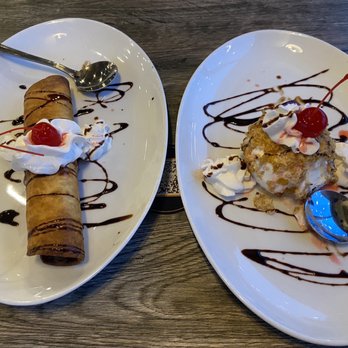La Finca Mexican Restaurant - Banana chimichanga & fried ice cream - Mexican Near Me - Gainesville, Virginia