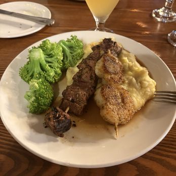 Fish Bones Grill - Surf and Surf & Turf Brochette*** - New American Near Me - Lewiston, Maine
