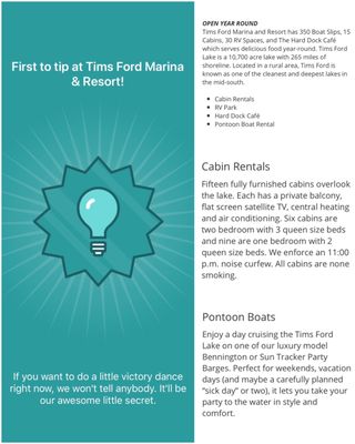 Tims Ford Marina Resort 175 Marina Ln Winchester Tn Marinas