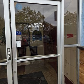 Manny's Steakhouse - Window display from outside - Steakhouses Near Me - Vallejo, California