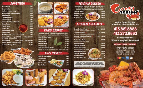 Menu photo 4 Crazy Seafood West Springfield, MA Menu photo 4 Crazy Seafood West Springfield, MA