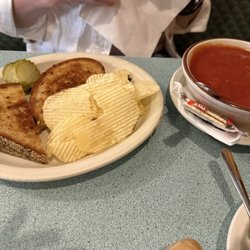 The Cafe in Stow - Grilled cheese and tomato soup