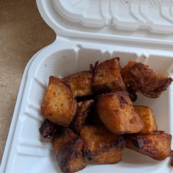 Maria's Cafe & Catering - Burnt home fries taste like charred gross potatoes