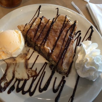 Jines Restaurant - For dessert, I had a warm chocolate cookie pie slice with ice cream. Very good! - Greek Near Me - Rochester, New York Jines Restaurant - For dessert, I had a warm chocolate cookie pie slice with ice cream. Very good! - Greek Near Me - Rochester, New York
