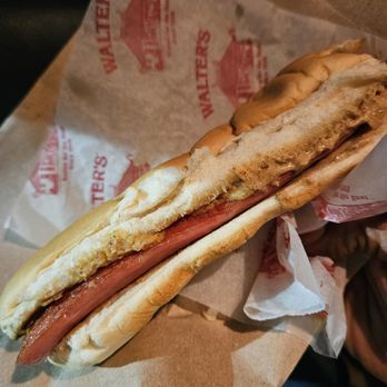 Walter's Hot Dogs - Dog with mustard - Hot Dogs Near Me - White Plains, New York Walter's Hot Dogs - Dog with mustard - Hot Dogs Near Me - White Plains, New York