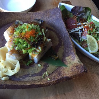 Kingyo - Sashimi salad & pressed mackerel sushi - Japanese Near Me - Vancouver, British Columbia