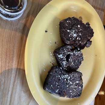 Morning Glory - Chocolate Cake Toast....slices battered and fried...yeah, it's that decadent - Breakfast & Brunch Near Me - Satellite Beach, Florida Morning Glory - Chocolate Cake Toast....slices battered and fried...yeah, it's that decadent - Breakfast & Brunch Near Me - Satellite Beach, Florida