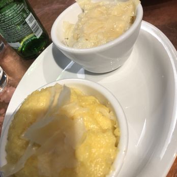 Squaxin Island Seafood Bar - Parmesan polenta and Parmesan risotto - Seafood Near Me - Shelton, Washington