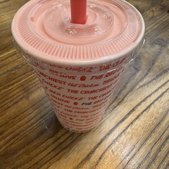 The Red Chickz - Strawberry Shake...so good! :) - Chicken Shop Near Me - Carlsbad, California