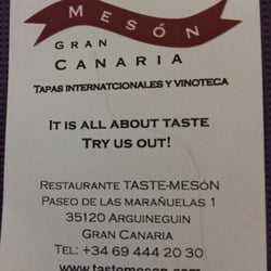 Taste Meson - Restaurant info